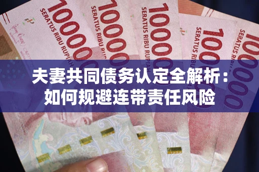 北京夫妻共同债务认定全解析：如何规避连带责任风险